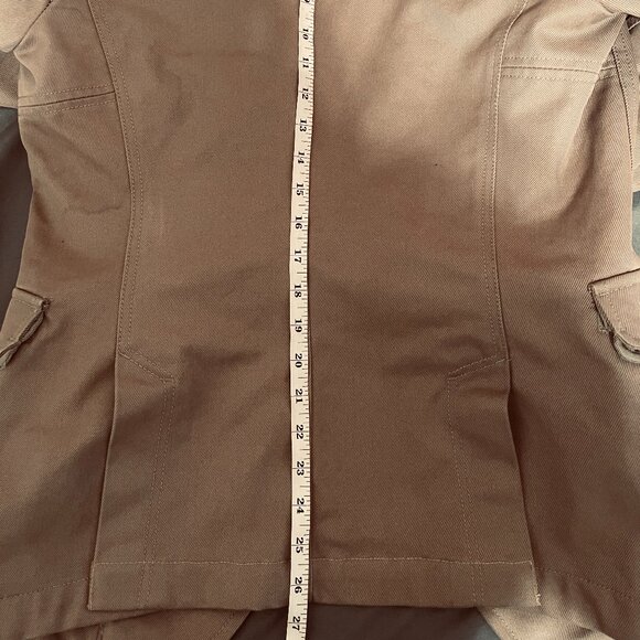 Diesel Cotton Military Utility Jacket Blazer S olive green - Picture 8 of 10